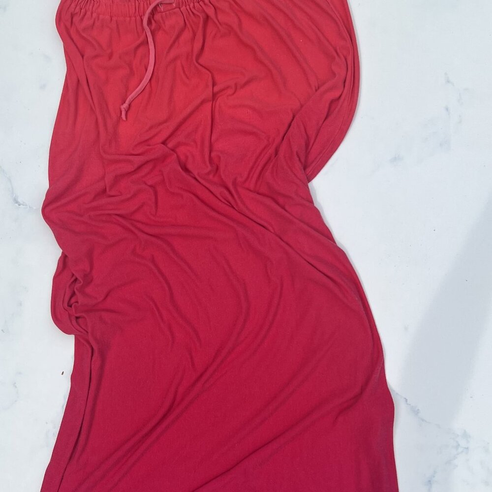 🔥 4 FOR $15 Item🔥Old Navy Women's M Gradient Pink Strapless Maxi Dress - Picture 3 of 7